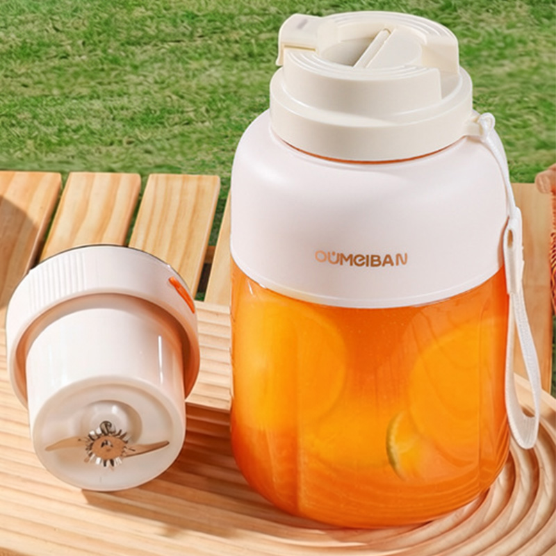 Portable Blender Usb Rechargeable - แก้วคั้นน้ำผลไม้ไร้สายแบบพกพา พร้อมใบมีด 38 ใบ บดน้ำแข็ง ปั่นน้ำผลไม้สด