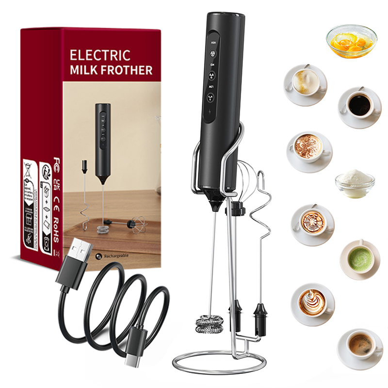 เครื่องตีฟองนมไฟฟ้าแบบมือถือ 3 - Electric Milk Frother Handheld บทวิจารณ์และราคา