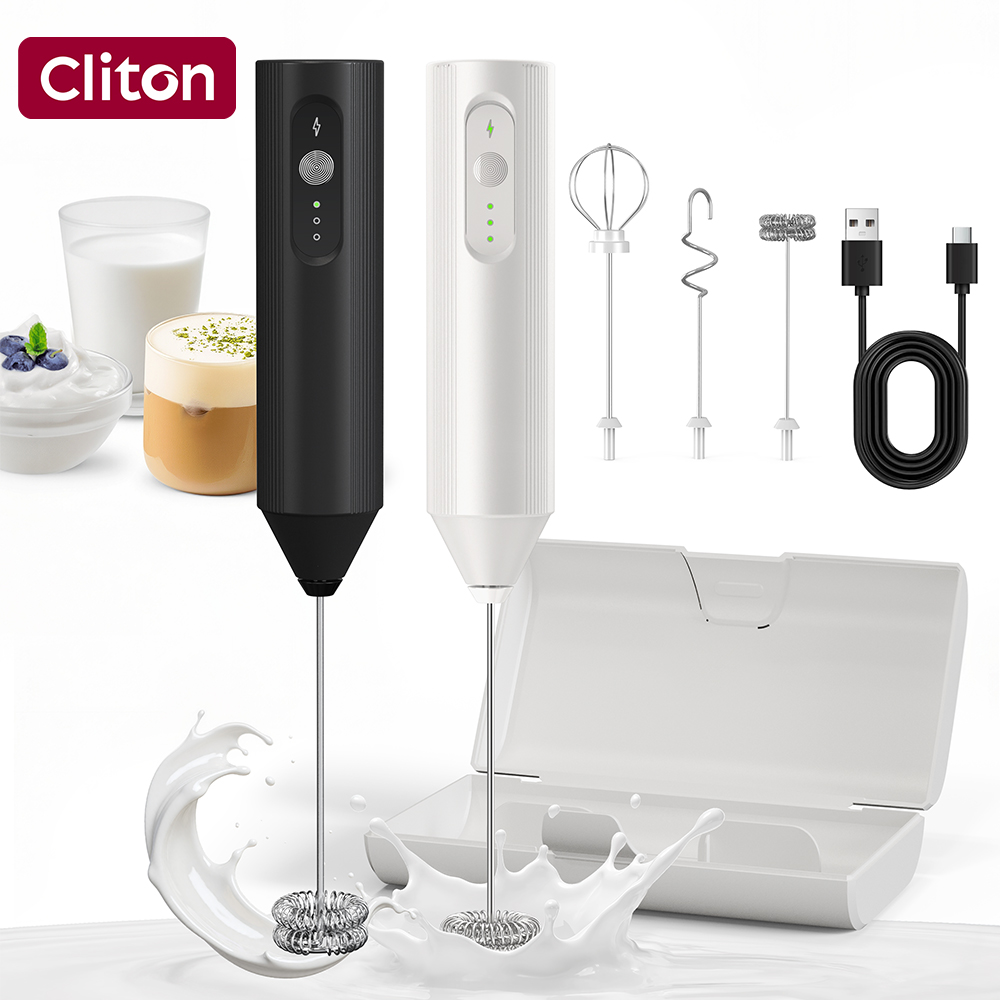 เครื่องตีฟองนมไฟฟ้าแบบพกพา ใช้ - Electric Milk Frother Handheld บทวิจารณ์และราคา