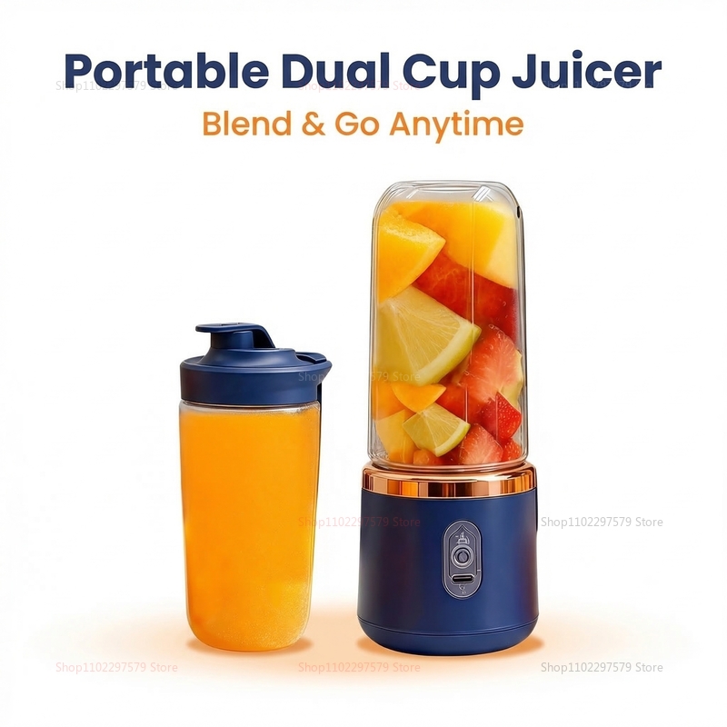 เครื่องปั่นน้ำผลไม้แบบพกพา 6 ใ - Portable Blender Usb Rechargeable บทวิจารณ์และราคา