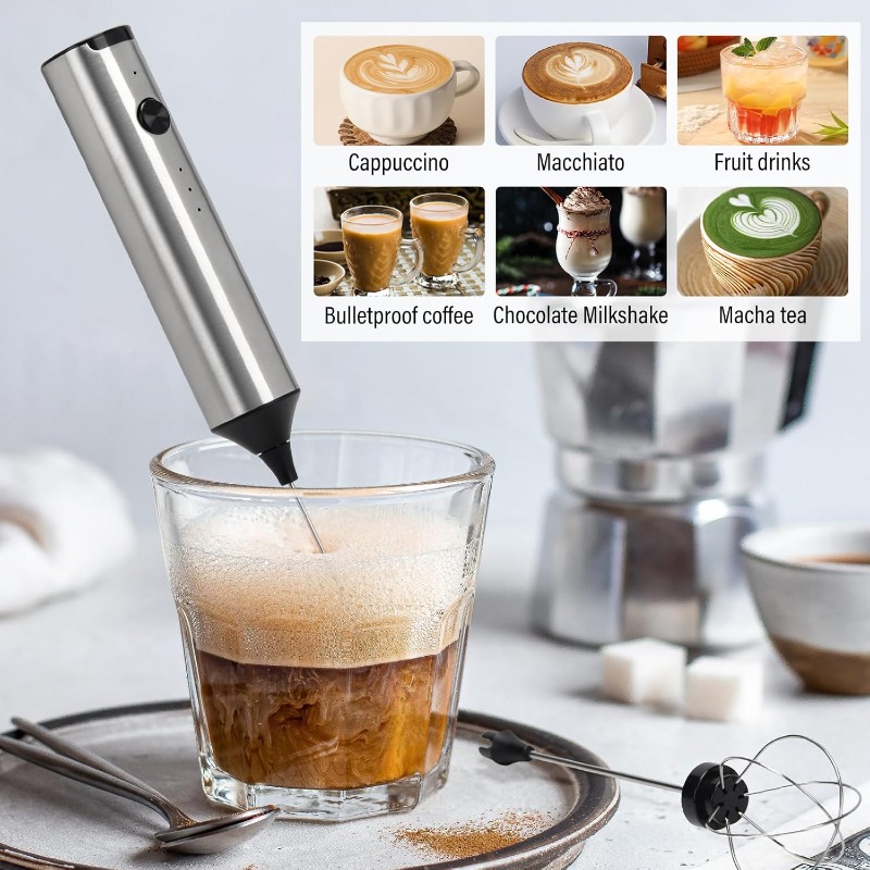 เครื่องตีฟองนมไฟฟ้าแบบชาร์จได้ - Portable Blender Usb Rechargeable บทวิจารณ์และราคา