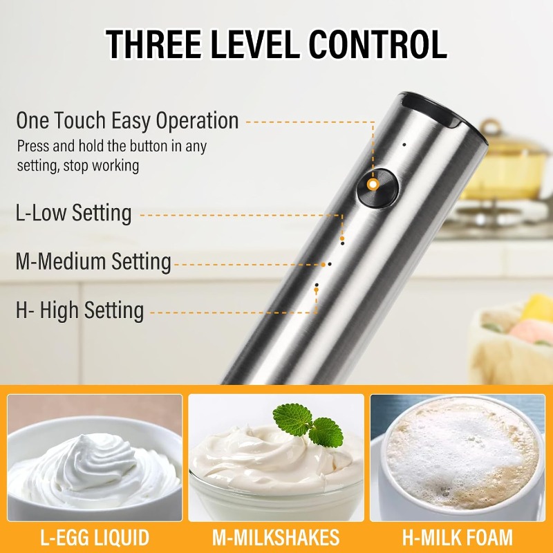 เครื่องตีฟองนมไฟฟ้าแบบชาร์จได้ - Portable Blender Usb Rechargeable บทวิจารณ์และราคา