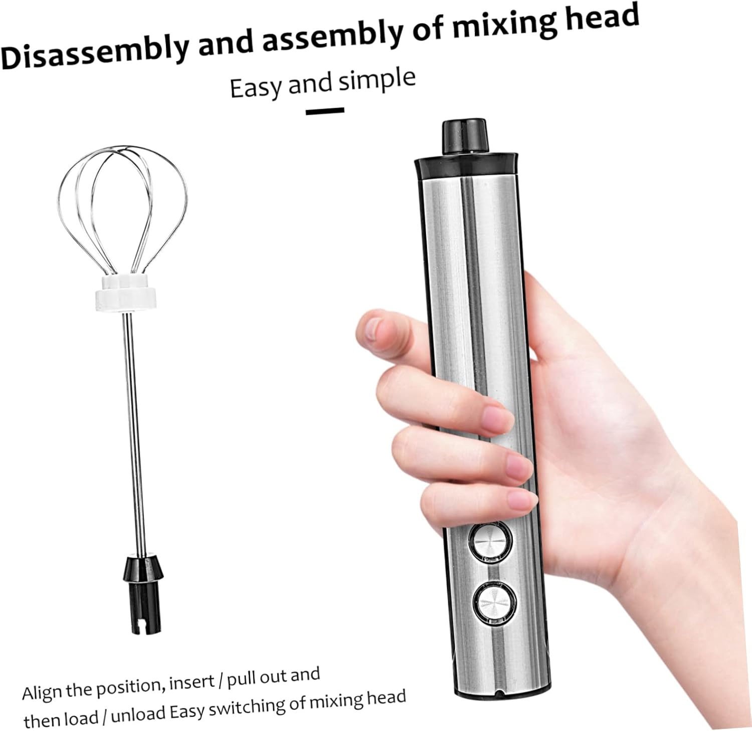 เครื่องตีฟองนมไฟฟ้าแบบมือถือ M - Kitchen Appliances บทวิจารณ์และราคา