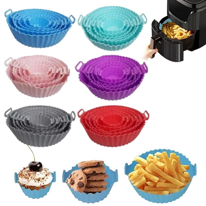 ถาดซิลิโคนสำหรับหม้อทอดไร้น้ำม - Air Fryer Silicone Pot Liner บทวิจารณ์และราคา