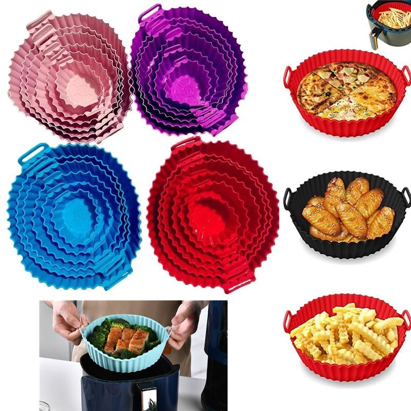 ถาดซิลิโคนสำหรับหม้อทอดไร้น้ำม - Air Fryer Silicone Pot Liner บทวิจารณ์และราคา