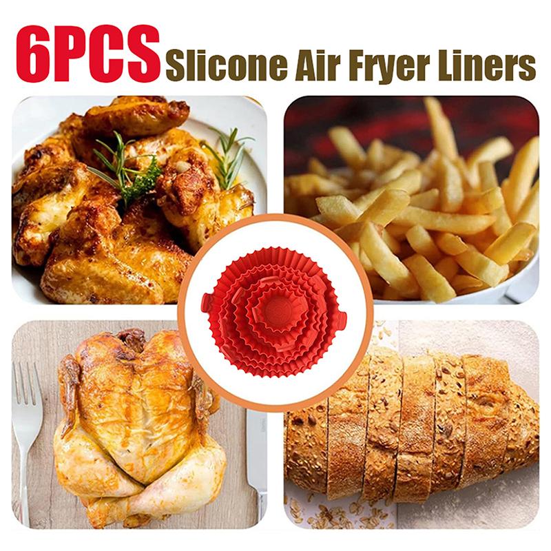 ถาดซิลิโคนสำหรับหม้อทอดไร้น้ำม - Air Fryer Silicone Pot Liner บทวิจารณ์และราคา