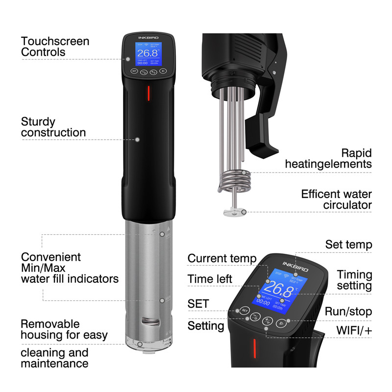 INKBIRD Sous Vide Wi-Fi Culina - Digital Sous Vide Precision Cooker บทวิจารณ์และราคา