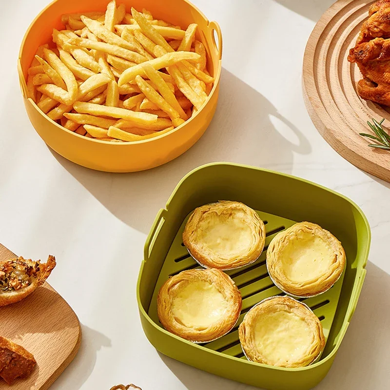 ชามซิลิโคนหม้อทอด Air fryer ทร - Air Fryer Silicone Pot Liner บทวิจารณ์และราคา