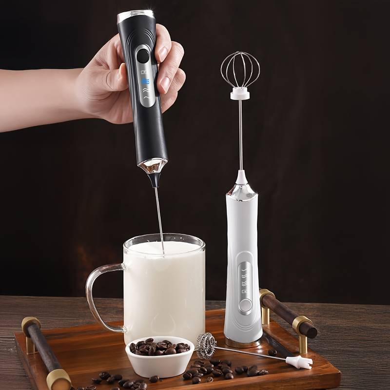 เครื่องตีฟองนมไฟฟ้าไร้สายและเค - Electric Milk Frother Handheld บทวิจารณ์และราคา