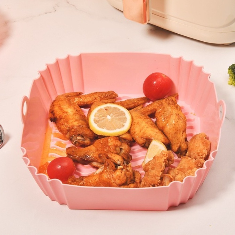 แผ่นรองซิลิโคนกันติดสำหรับหม้อ - Air Fryer Silicone Pot Liner บทวิจารณ์และราคา